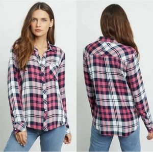 Rails hunter plaid button down shirt